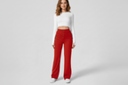 High Waist Wide Leg Baggy Trousers