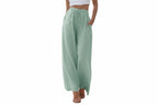 Drawstring Wide-Leg Pants