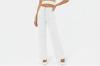 High Waist Wide Leg Baggy Trousers