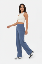 High Waist Wide Leg Baggy Trousers