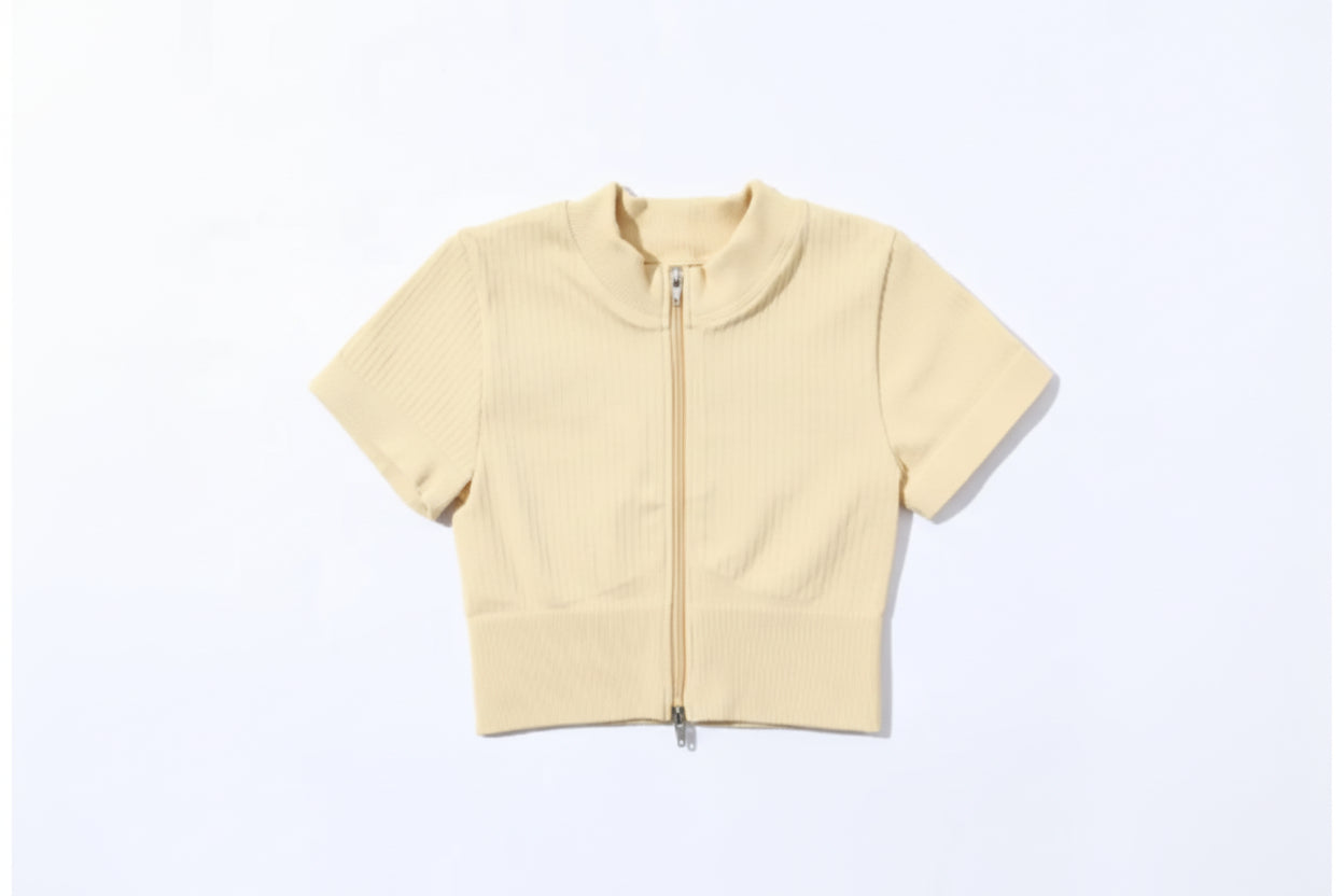 Seamless Knitted Yoga Top