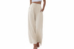 Drawstring Wide-Leg Pants