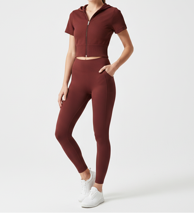 Seamless Knitted Yoga Top