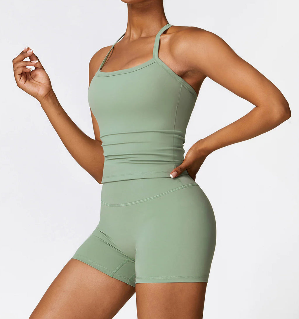 Tight Brushed Yoga Suit