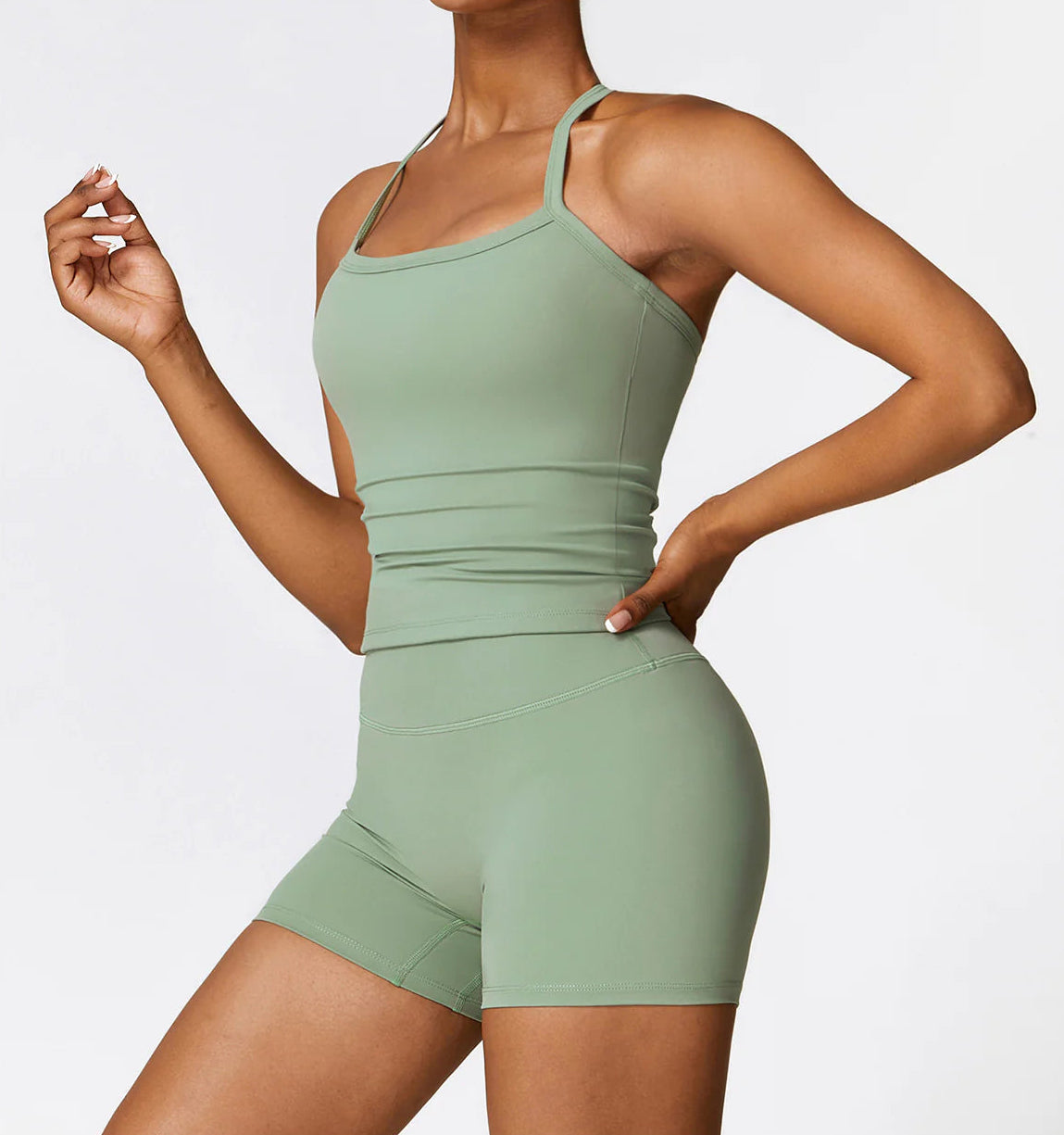 Tight Brushed Yoga Suit