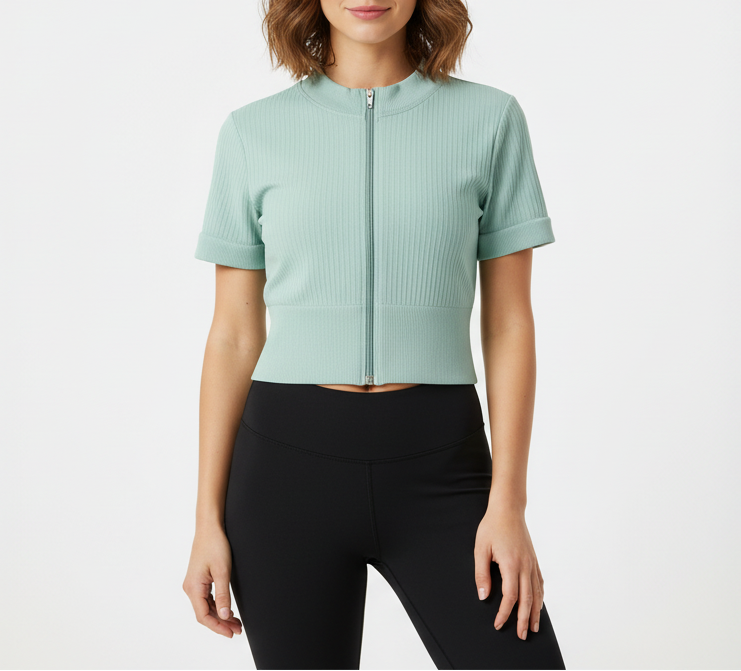 Seamless Knitted Yoga Top