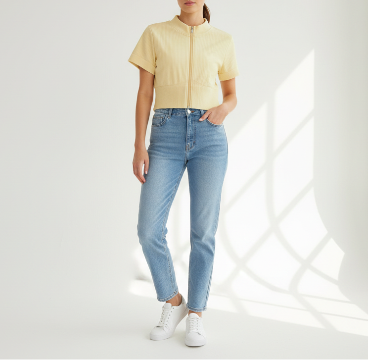 Seamless Knitted Yoga Top