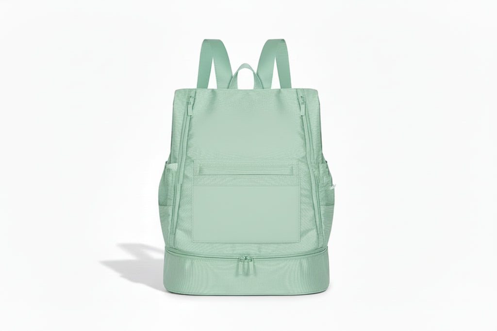 Travel Backpack with Memory Fabric for Gym Clothes