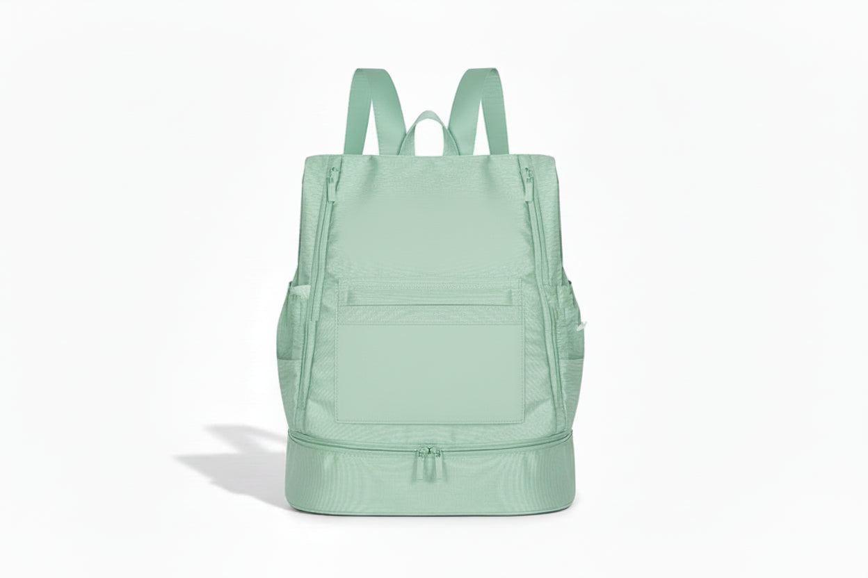 Travel Backpack with Memory Fabric for Gym Clothes