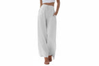 Drawstring Wide-Leg Pants