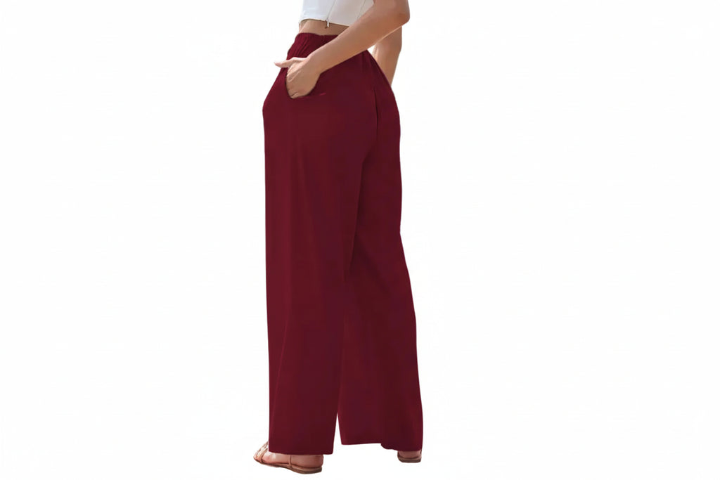 Drawstring Wide-Leg Pants