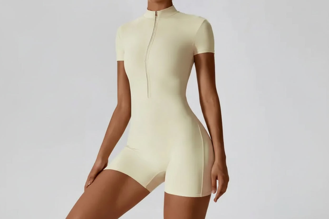 Zipper Yoga Jumpsuit