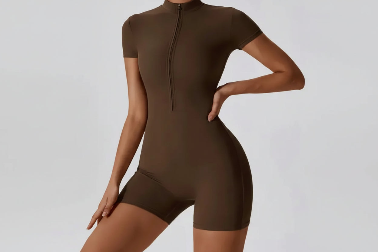 Zipper Yoga Jumpsuit